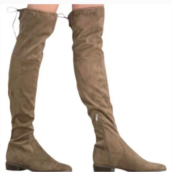 Marc Fisher Renn Over the Knee Boot in Taupe. Size 8.5 - Picture 6 of 7